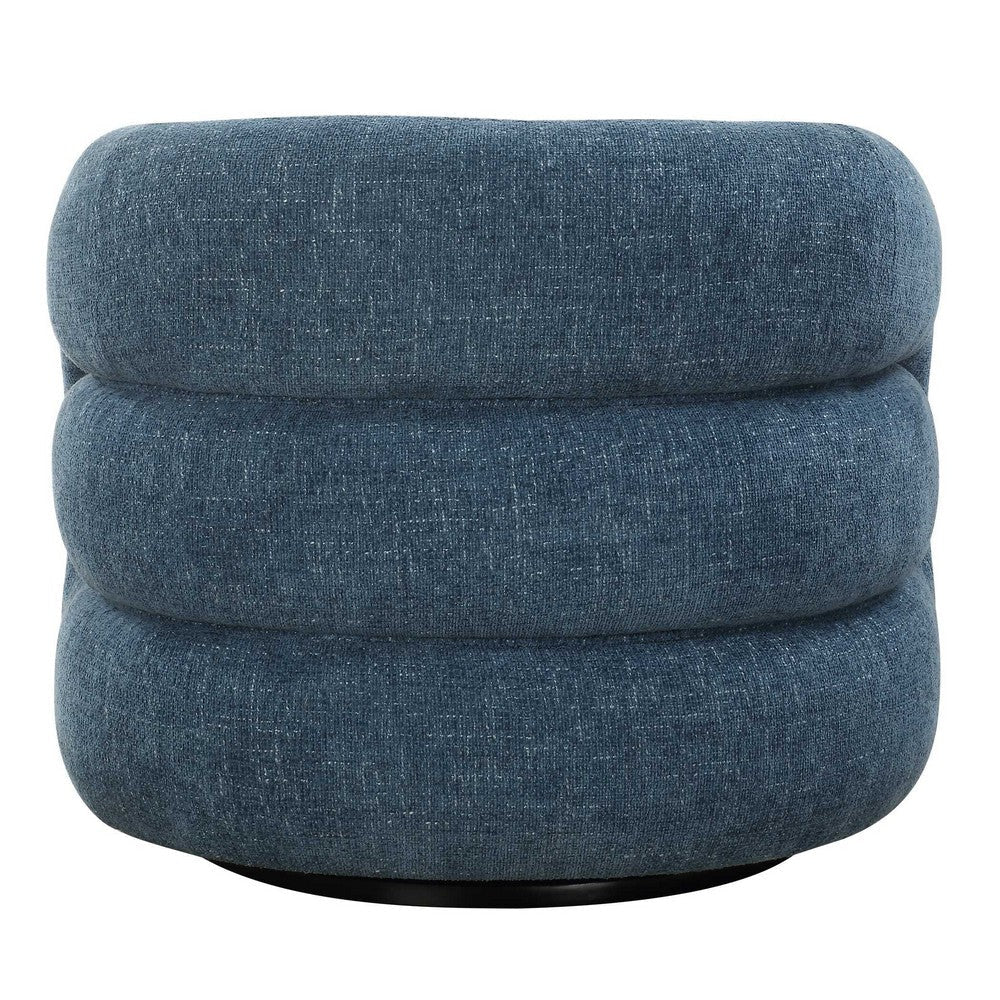 Uttermost Junie Blue Swivel Barrel Chair UT-23918