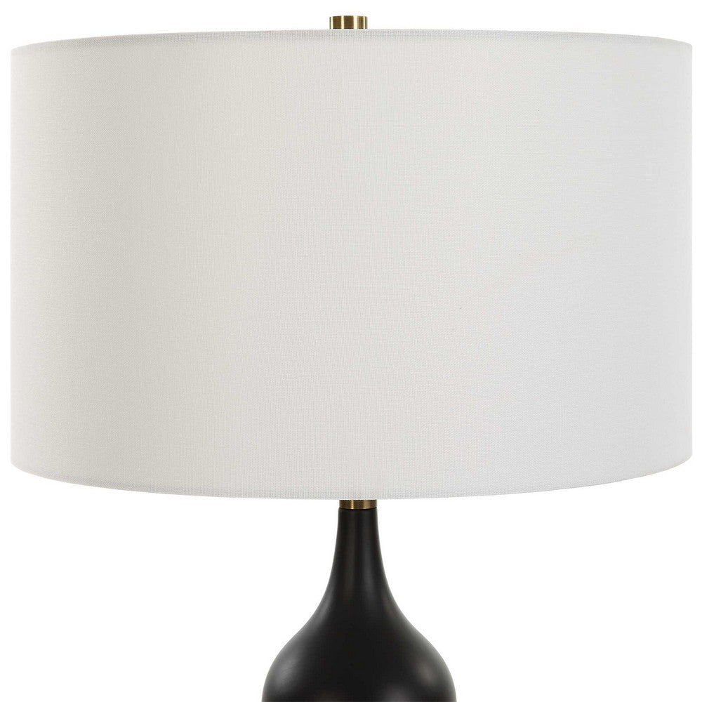 Uttermost Caviar Black Table Lamp UT-30260