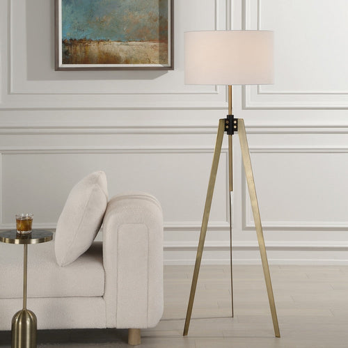 Uttermost 30357 Anchorage - 1 Light Tri-pod Floor Lamp-63.5 Inches Tall and 19 Inches Wide