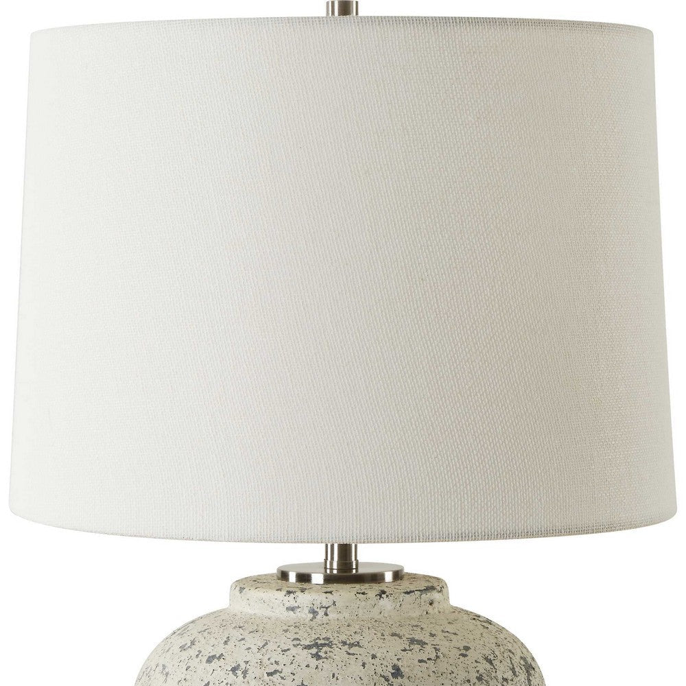 Uttermost Rupture Aged Ivory Table Lamp UT-30369-1