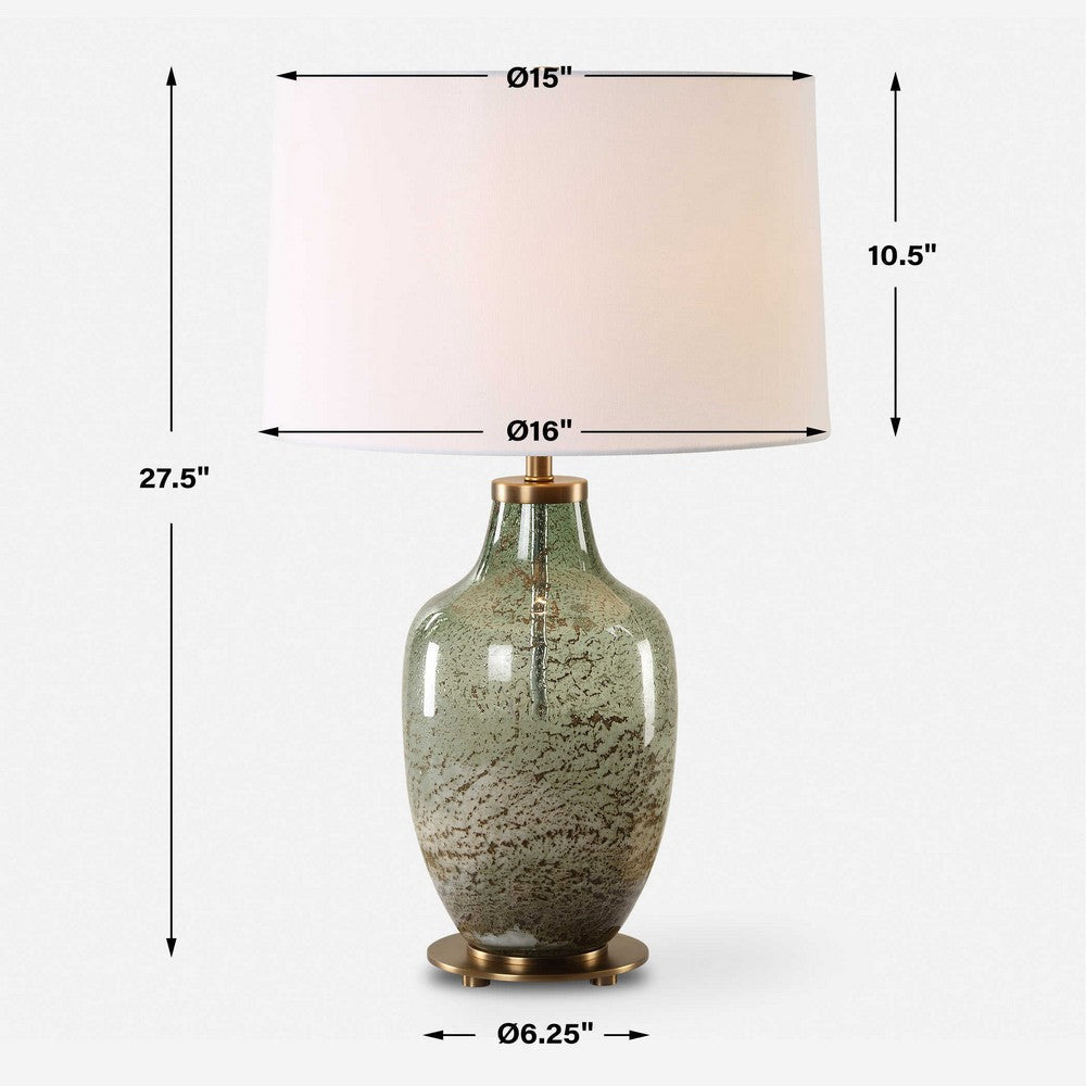 Uttermost Chianti Olive Glass Table Lamp UT-30418-1