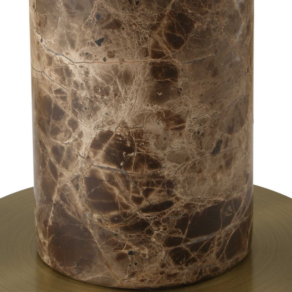 Uttermost Sepia Brown Marble Buffet Lamp UT-30422