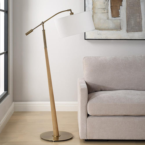 Uttermost Kennett Wooden Floor Lamp
