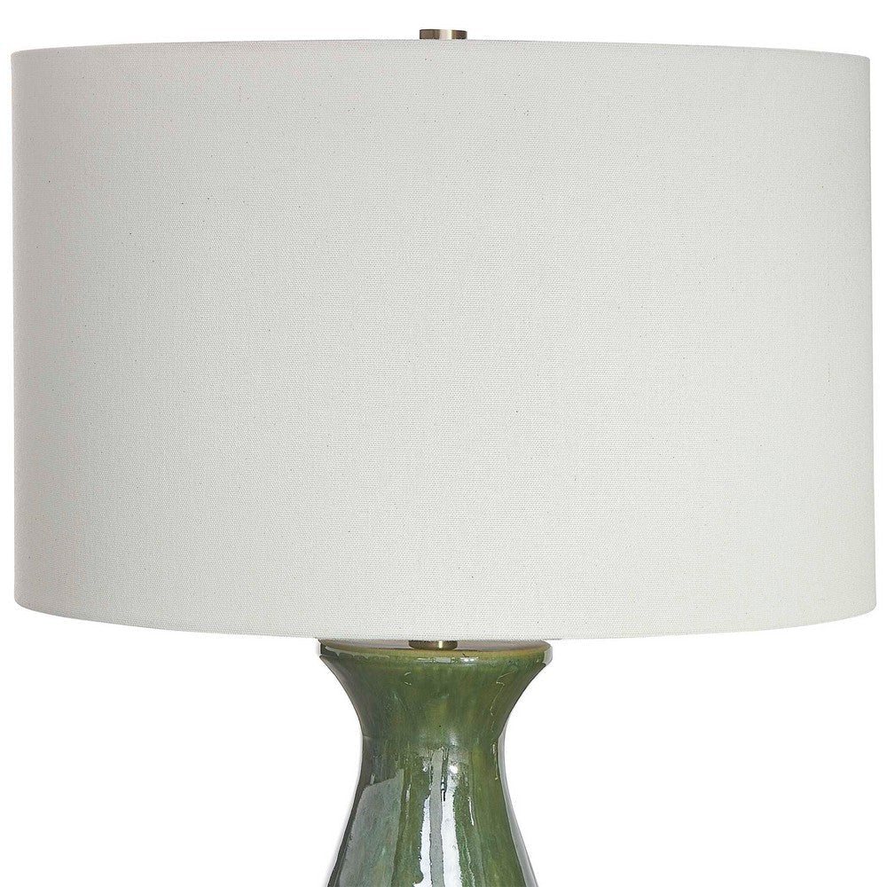 Uttermost Colestin Deep Green Table Lamp UT-30556-1
