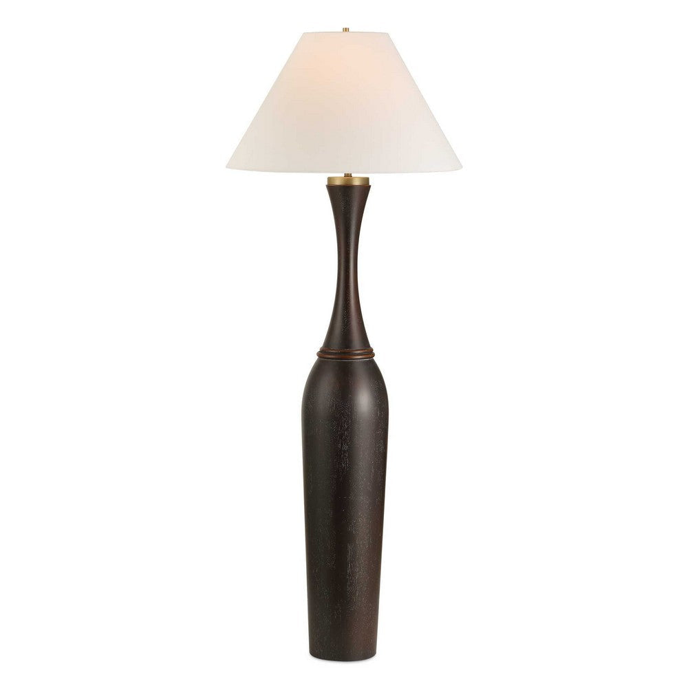 Uttermost Pravin Dark Wood Floor Lamp UT-30607