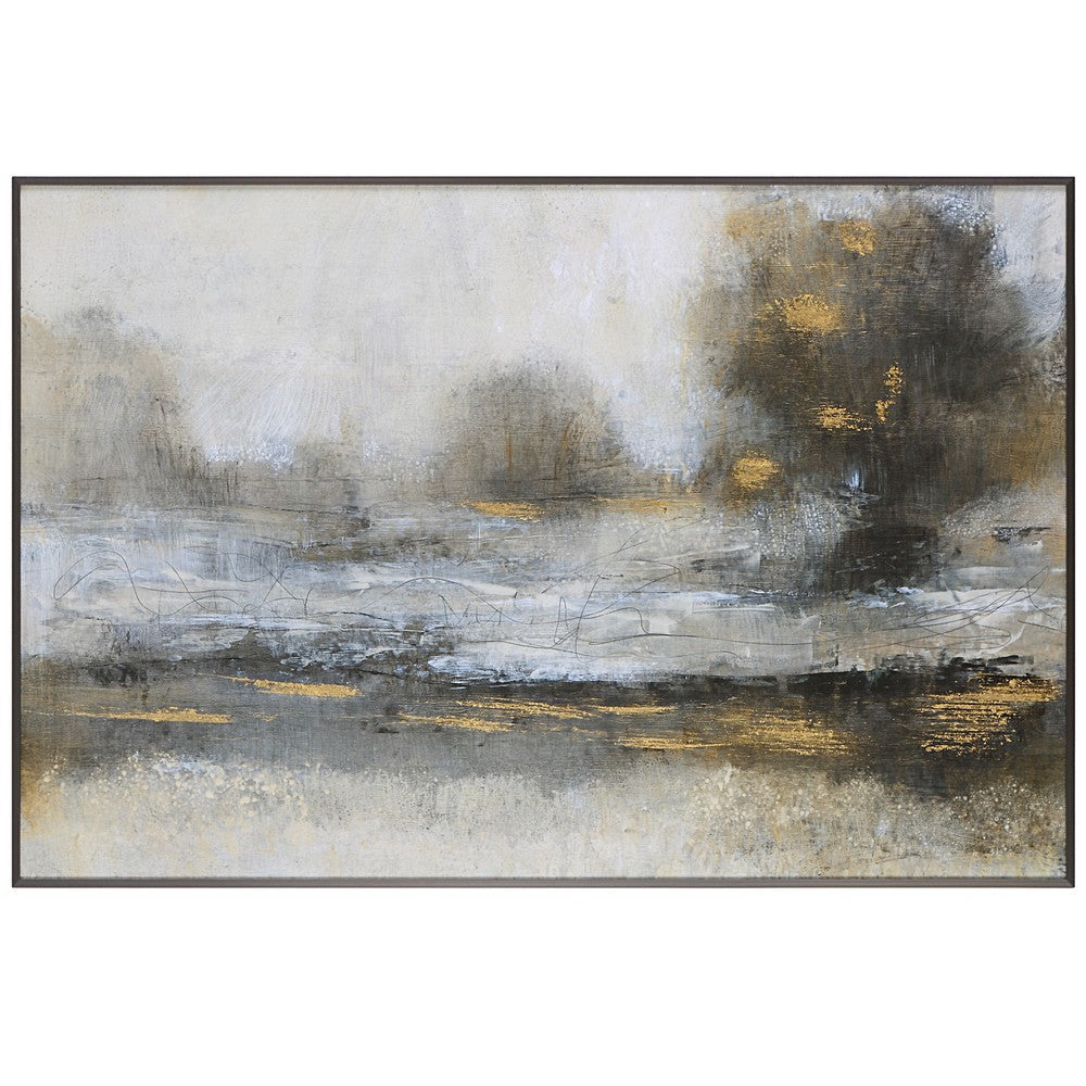 Uttermost Gilt Misty - Landscape Framed Print-32.25 Inches Tall and 48.25 Inches Wide