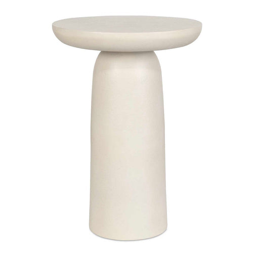 Uttermost Joppa White Outdoor Accent Table
