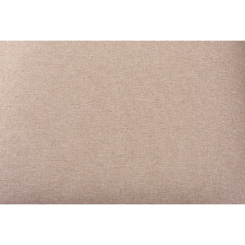 Baxton Studio Genesis Modern Beige Fabric and Dark Brown Finished Wood 7-Piece Dining Set