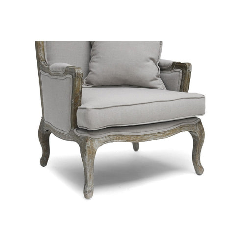 Baxton Studio Constanza Classic Antiqued French Accent Chair