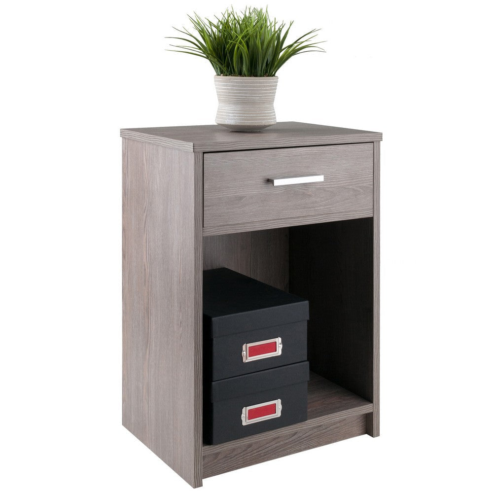 Rennick Accent Table Nightstand Ash Gray WIN-16115