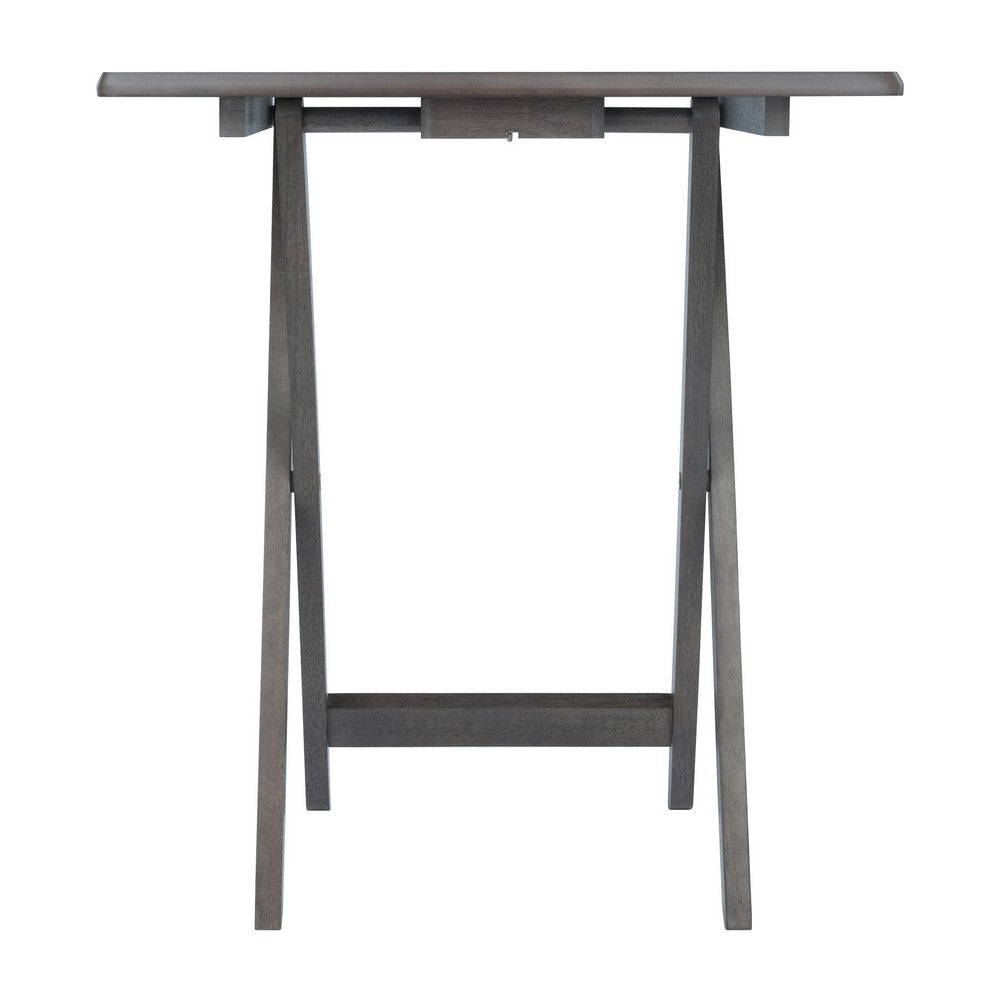 Dylan 5-Pc Oversized Snack Table Set Oyster Gray WIN-16517