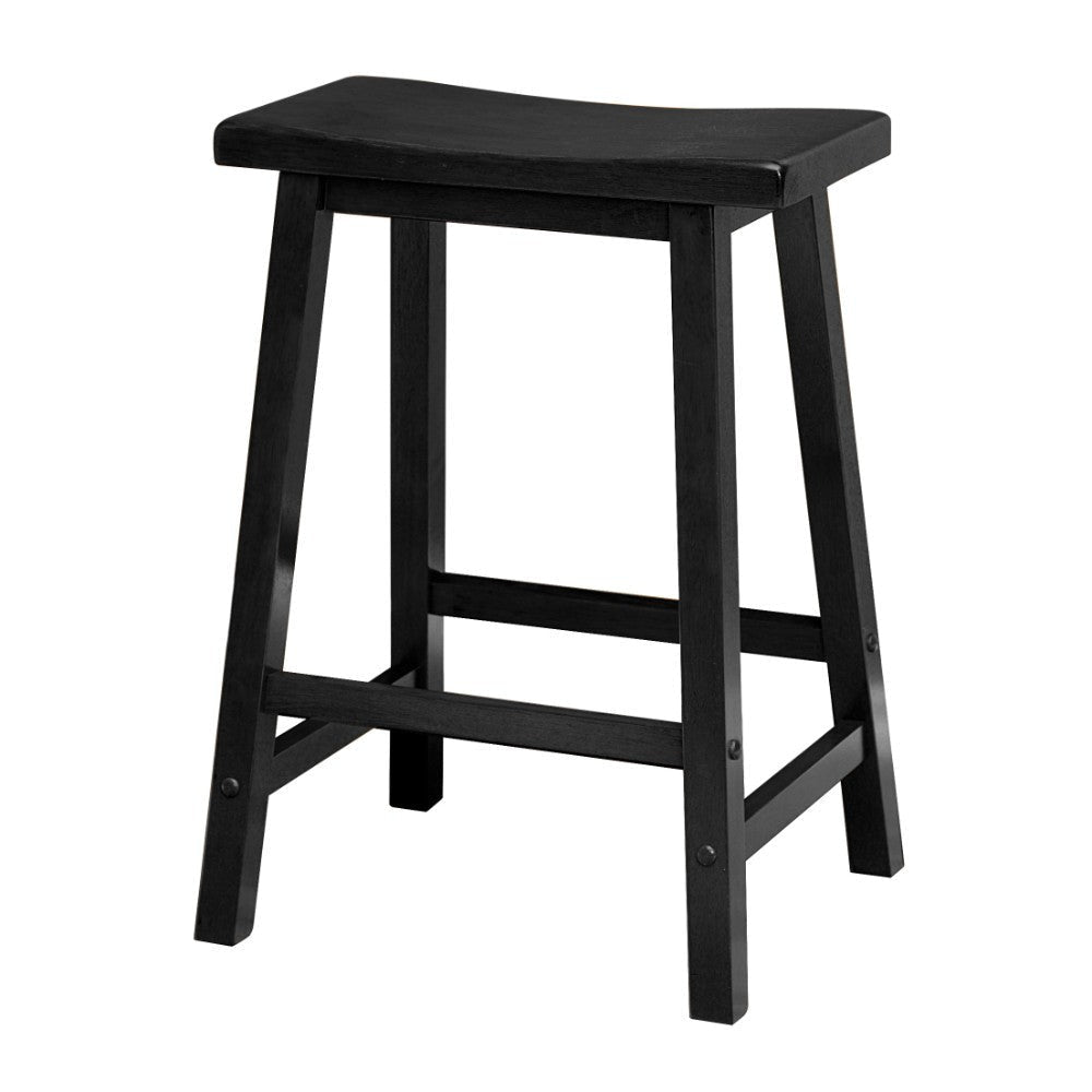 Satori Saddle Seat Counter Stool, Black