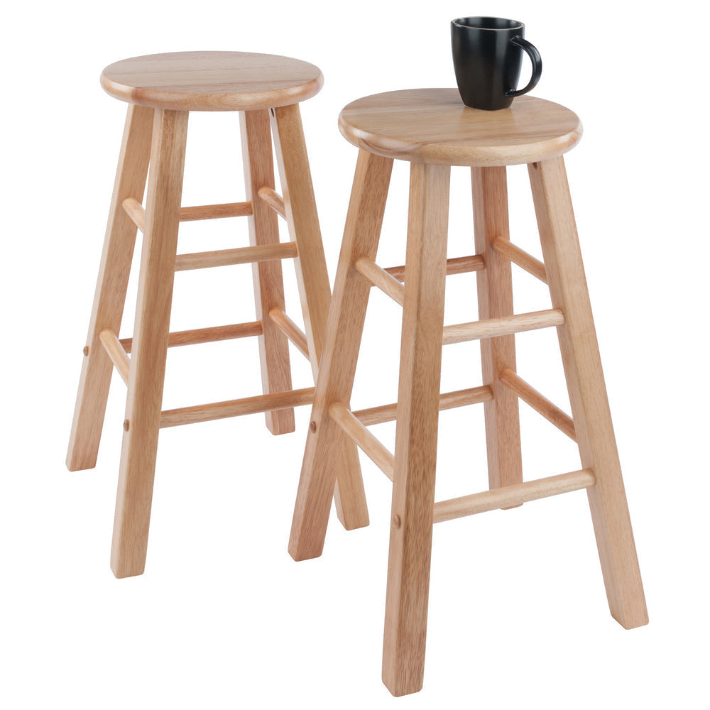 Element 2-Pc Counter Stool Set Natural WIN-83274