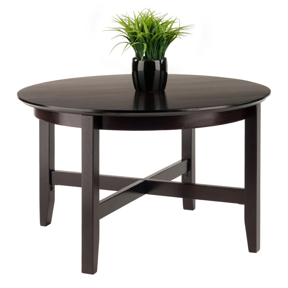 Toby Round Coffee Table Espresso WIN-92143