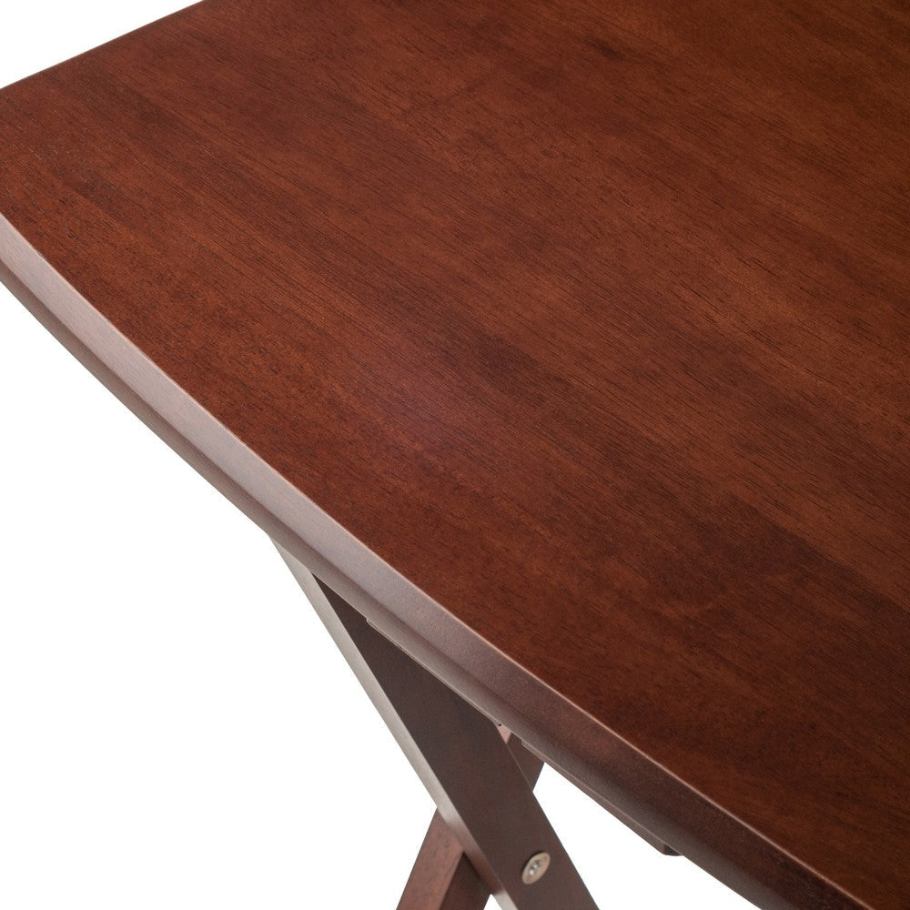 Dylan 5-Pc Oversized Snack Table Set Walnut WIN-94517