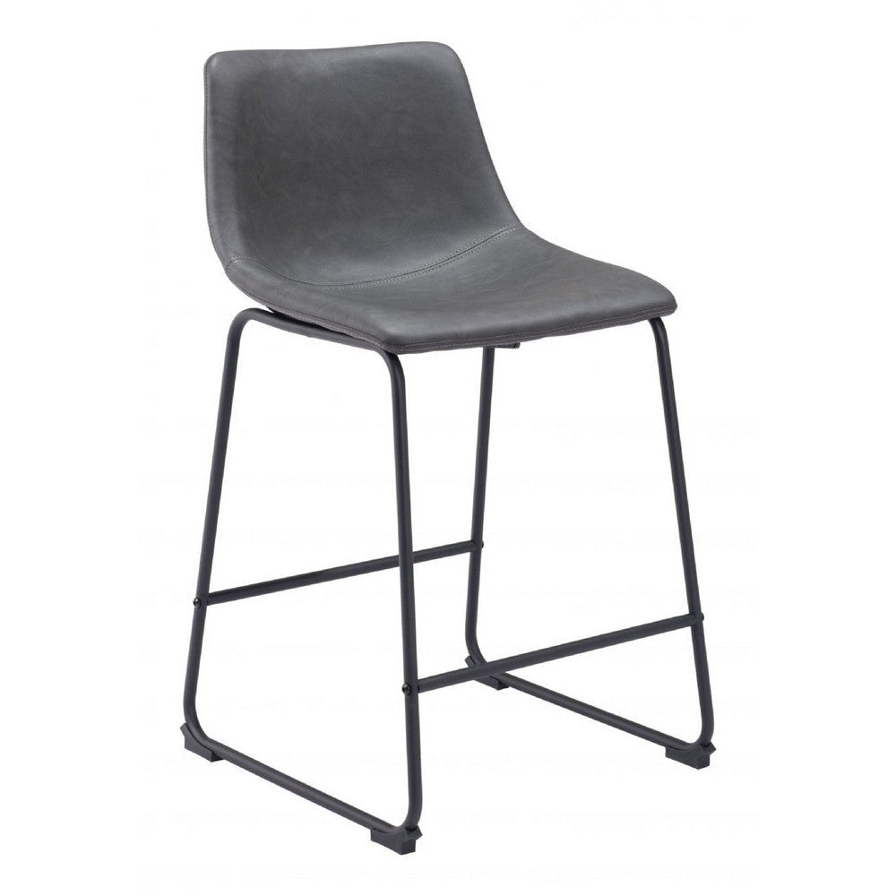 Smart Counter Stool (Set of 2) Charcoal