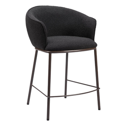 Essen Counter Stool Black & Bronze