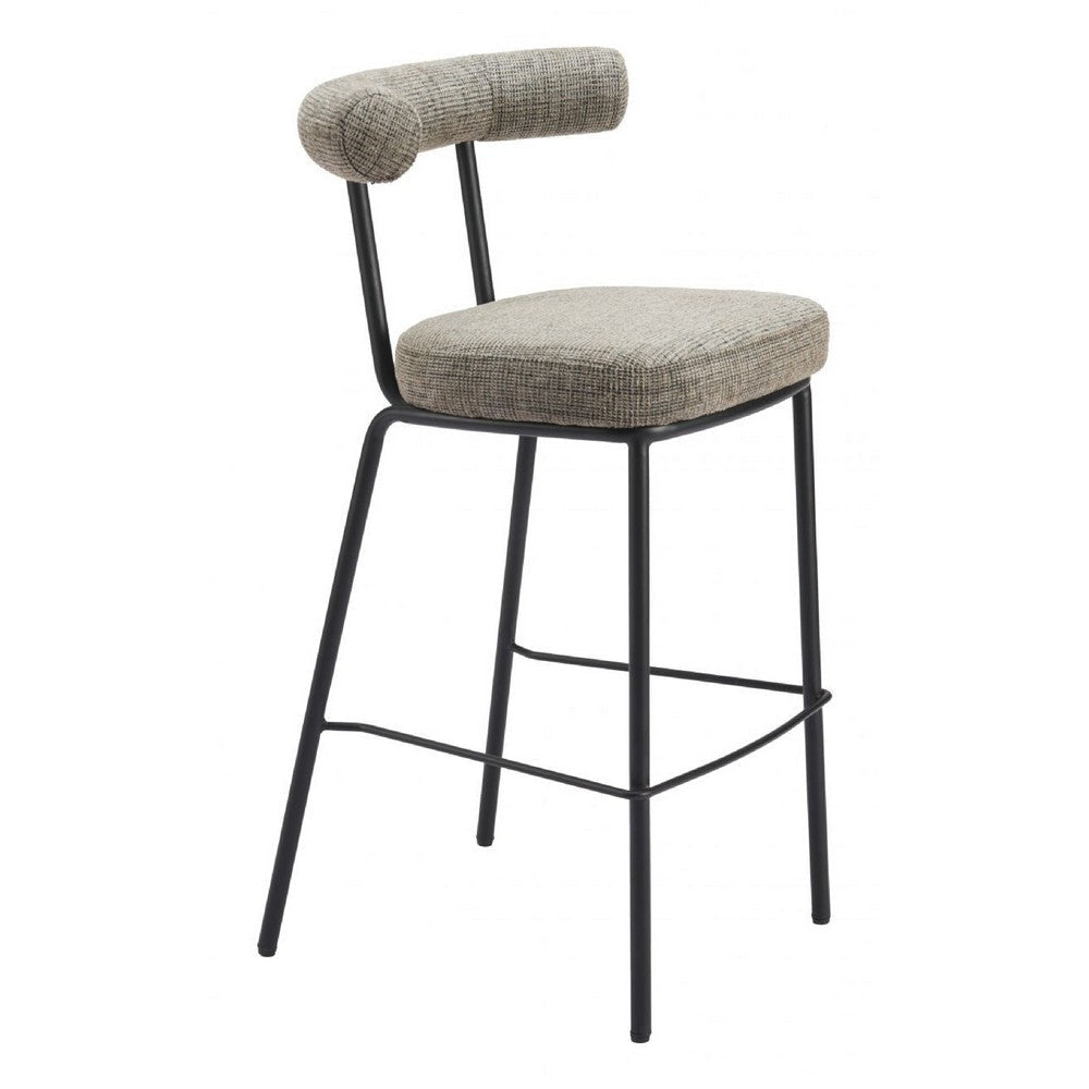 Kede Barstool Green Tweed