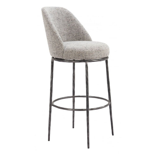 Nordhavn Swivel Barstool Gray
