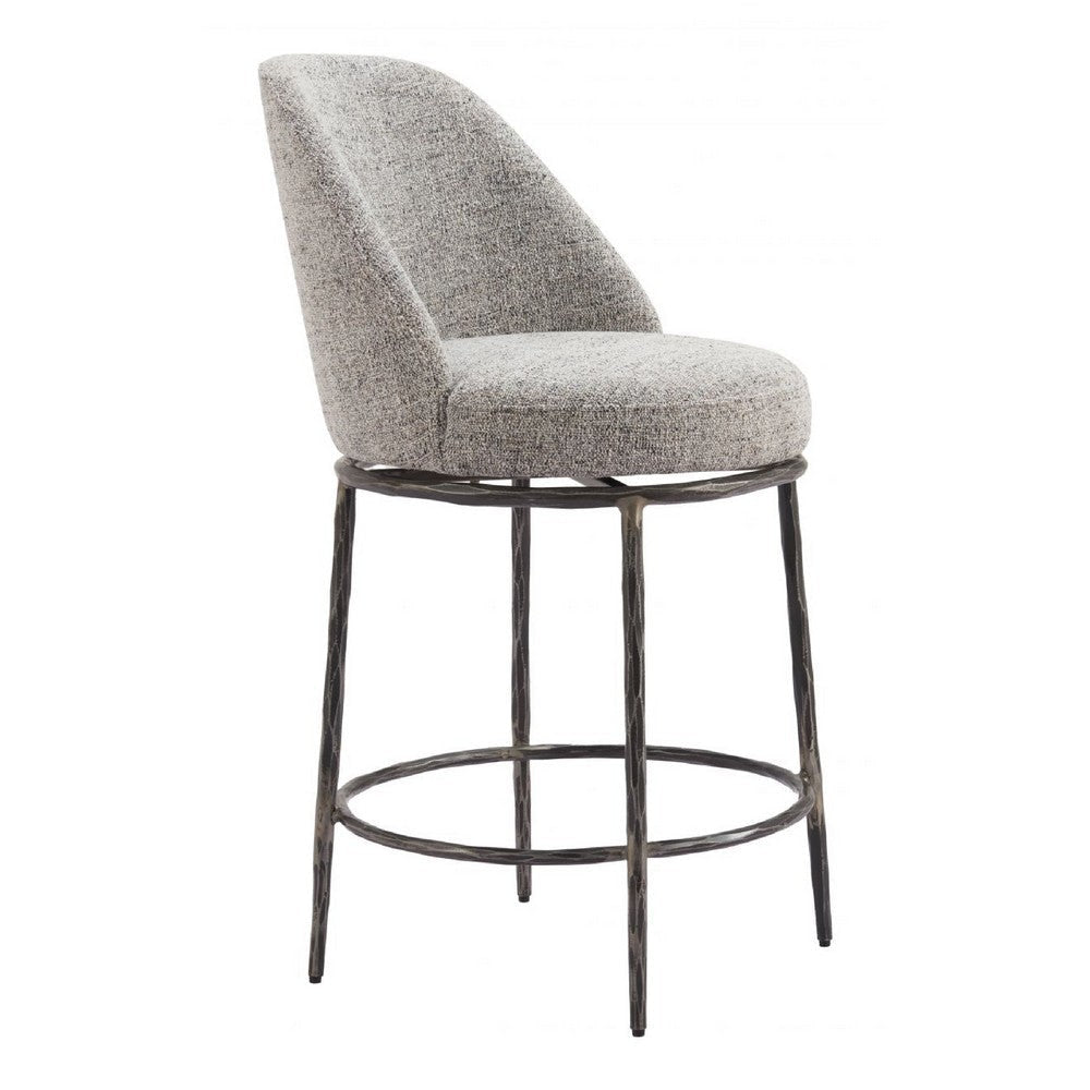 Nordhavn Swivel Counter Stool Gray