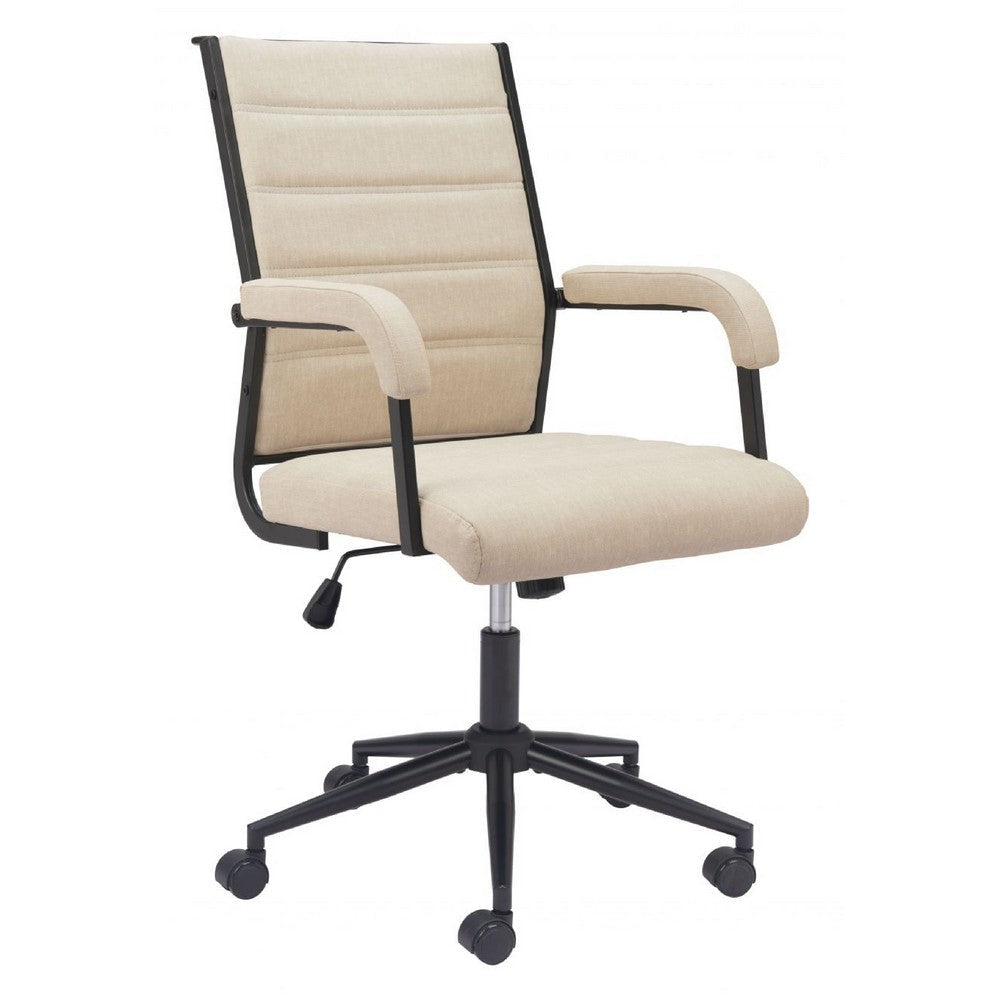Auction Office Chair Beige