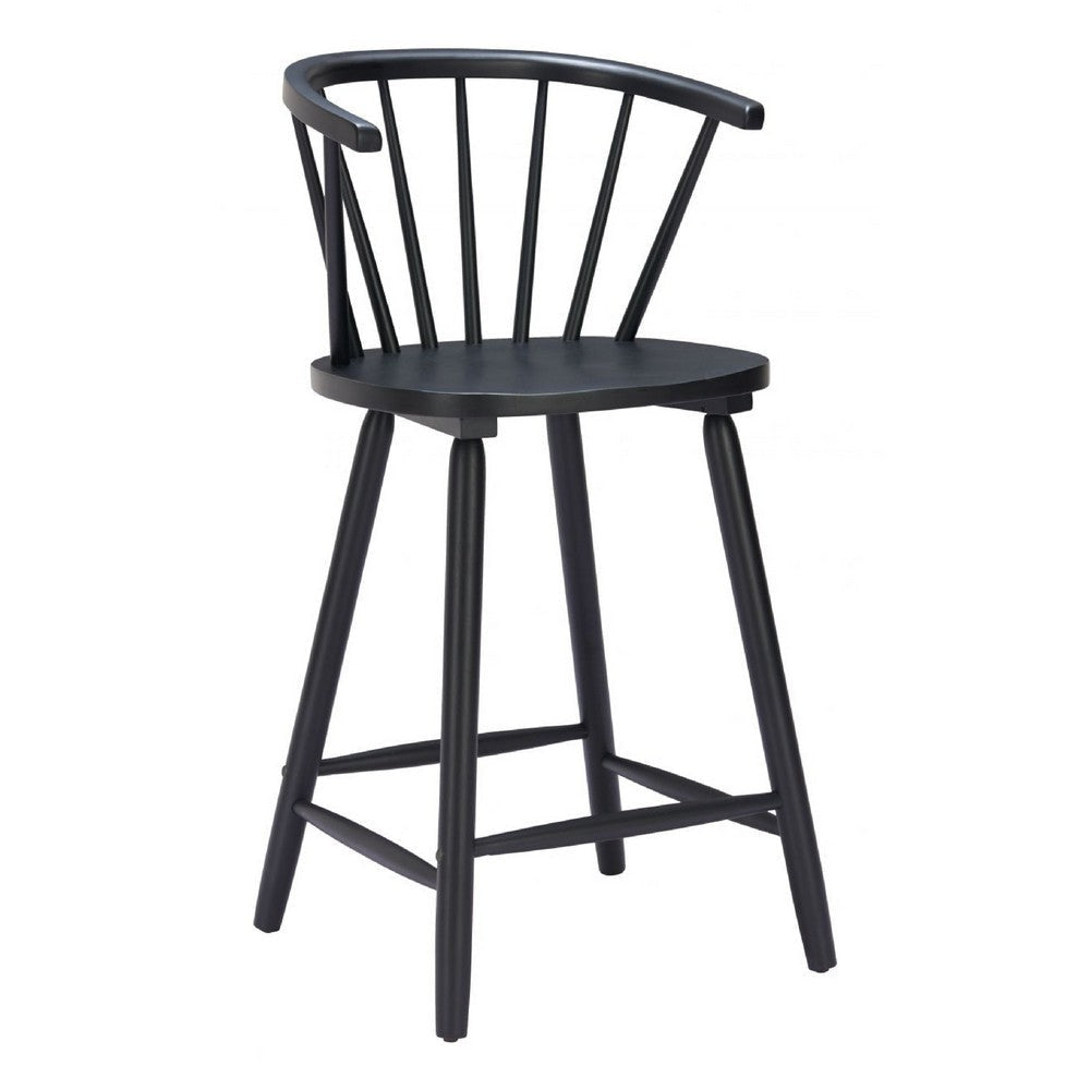 Stenger Counter Stool (Set of 2) Black