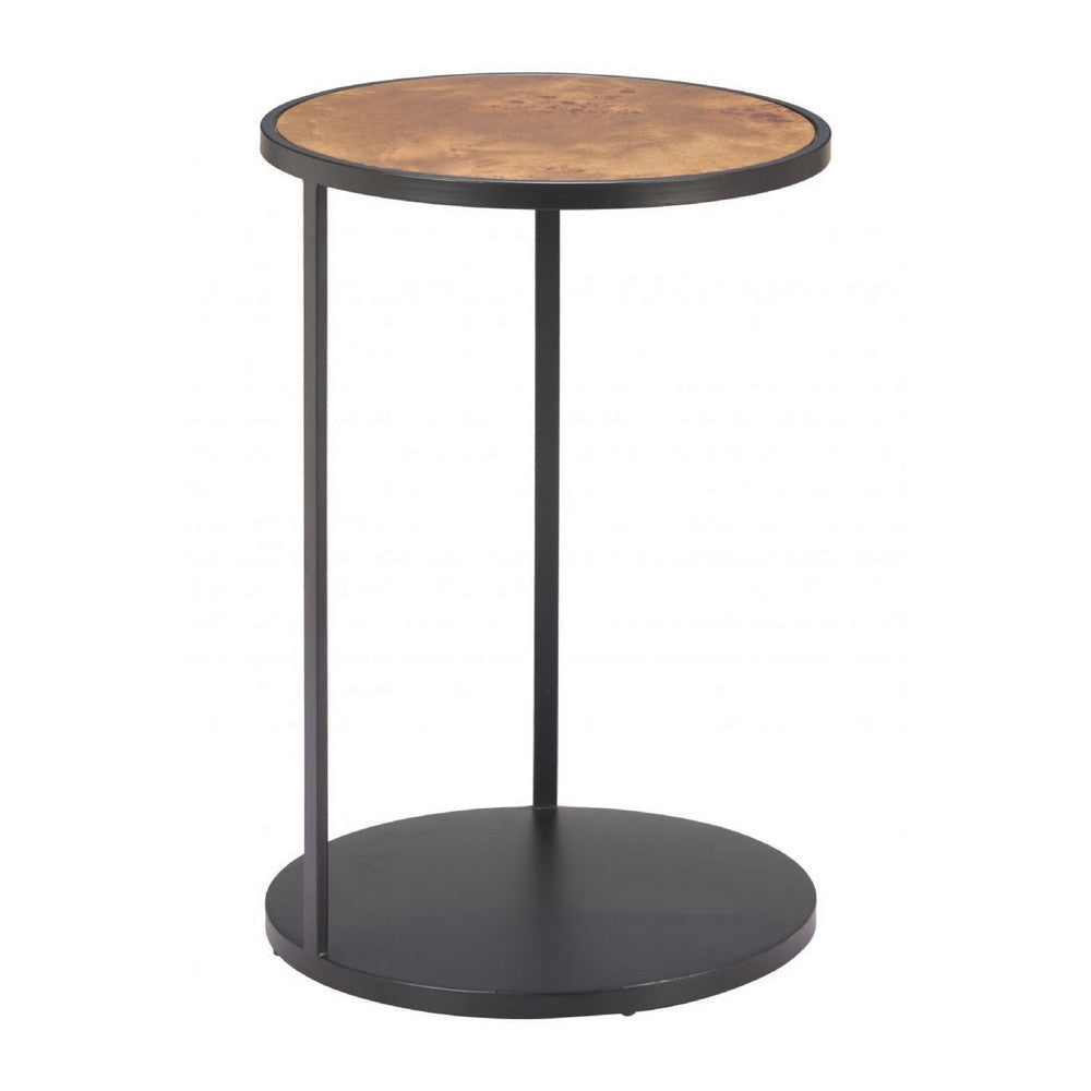 Nodo Side Table Brown & Black
