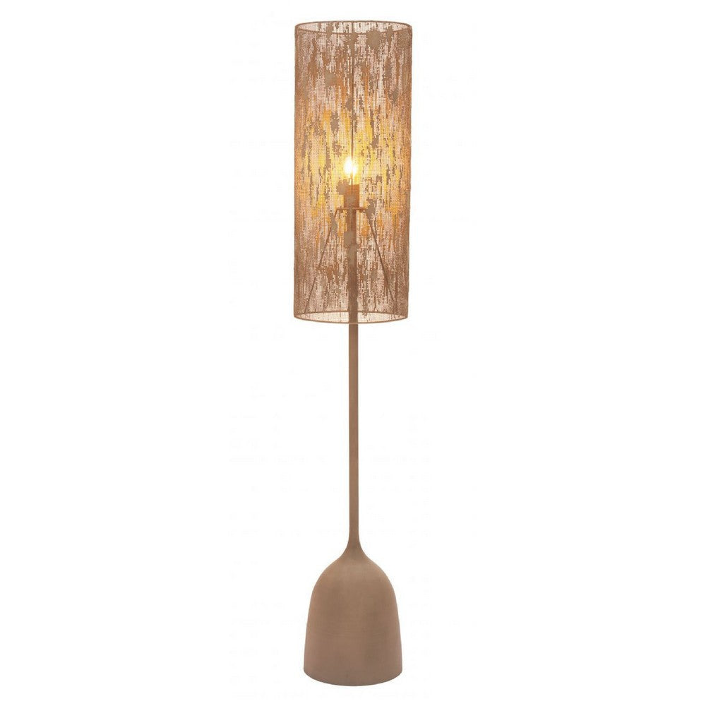 Buff Floor Lamp Taupe