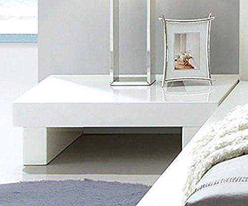 Nightstand | Solid Wood | Finely Designed | Glossy White