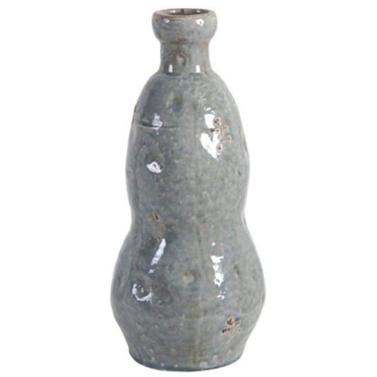 Polished Ceramic Vase, Gray By Casagear Home
