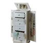 6 Drawers Jewelry Armoire Having with Mirror Front White AMF-97171