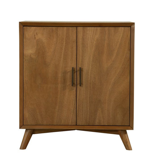 Bar Cabinet | Small | 2 Doors | Splayed Legs | Brown Finish
