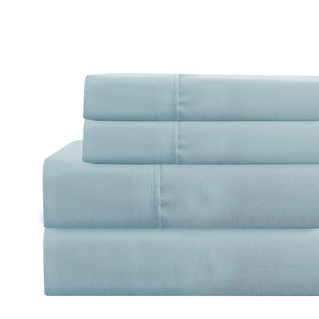 Lanester King Sheet Set | 4 Piece | Deep Pocket | Blue