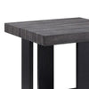 Wood and Metal 3 Piece Cocktail Table Set Gray and Black By Casagear Home BM221520