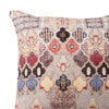 18 x 18 Square Cotton Accent Throw Pillow Eastern Quatrefoil Print Multicolor By The Urban Port BM221660