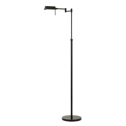 Floor Lamp | 10W LED | Swing Arm | Adjustable | Black