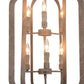 18 6-Fixture Metal Chandelier with 2 Tier Lighting Bronze By Casagear Home BM227722