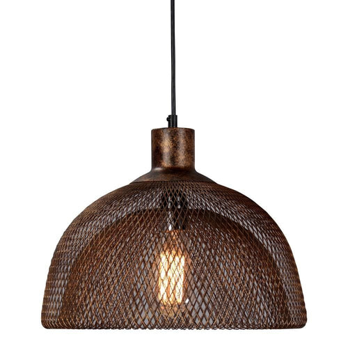 Mesh Chandelier | Dual Layer Design | Medium | Rustic Bronze
