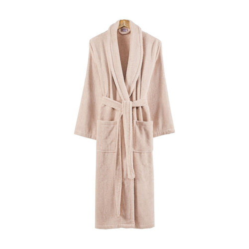 Marseille Bathrobe | Medium | Fabric | Shawl Collar | Beige