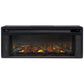 43 Inches Electric Fireplace Insert with Log Set Look Black - BM238418 By Casagear Home BM238418