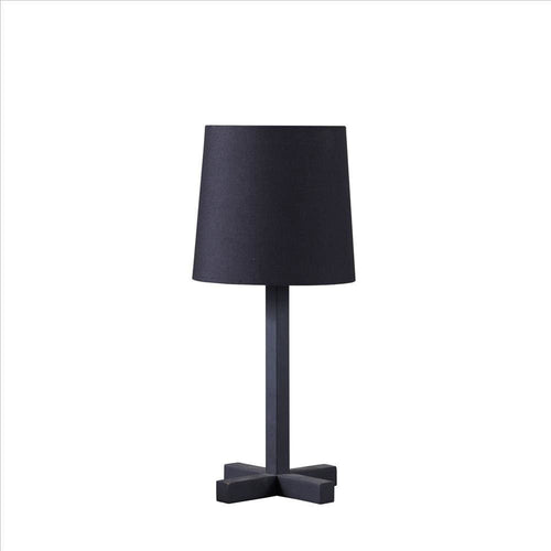 Table Lamp | Cross Legged Metal Base | Black