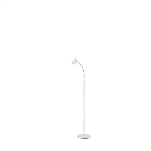 Floor Lamp | Adjustable & Bendable Gooseneck | White