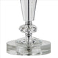 Turned Tubular Crystal Body Table Lamp Clear By Casagear Home BM240935