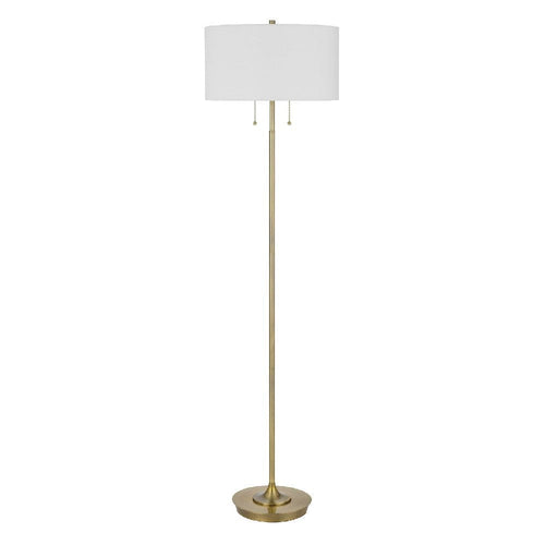 Floor Lamp | 64" | Pull Chain Switch | Brass