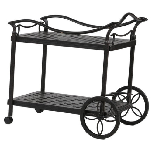 Outdoor Tea & Bar Cart | 20" | 2 Tier | Bronze