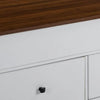 46 Inch Wood Coffee Table Lift Top 2 Drawers Storage Walnut White By Casagear Home BM276267