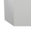 Cid Keli 15 Inch Modular End Table Small Glossy Light Gray By Casagear Home BM279368