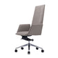 Cid 24 Inch Modern Office Chair, Knee Tilt, Sleek Tall Back, Gray By Casagear Home