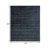 7 x 5 Modern Area Rug Dark Textured Pattern Soft Fabric Navy Blue By Casagear Home BM280126