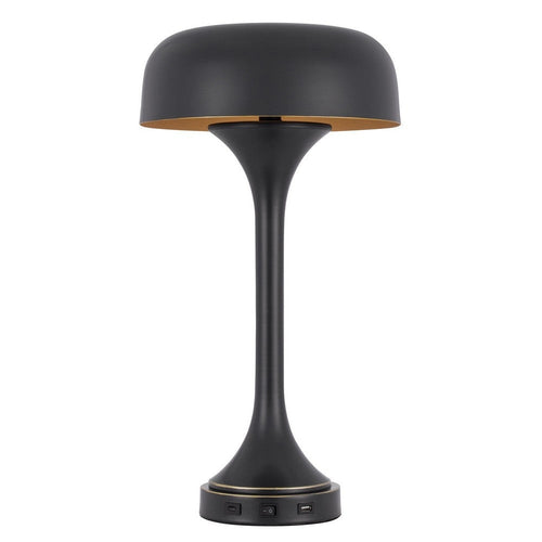 Emma Desk Lamp | 22" | USB + Type C | Dark Bronze